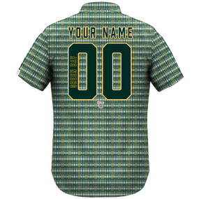 CUSTOM Men's Plaid Green Bay Lightweight Shirt